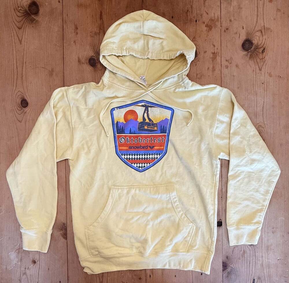 Vintage Independent Trading - Yellow Oktoberfest Snowbird Hoodie - Medium